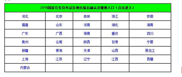 国家公务员考试缴费时间解析