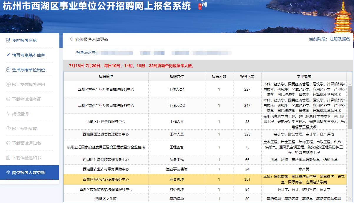 杭州事业编招聘报名入口