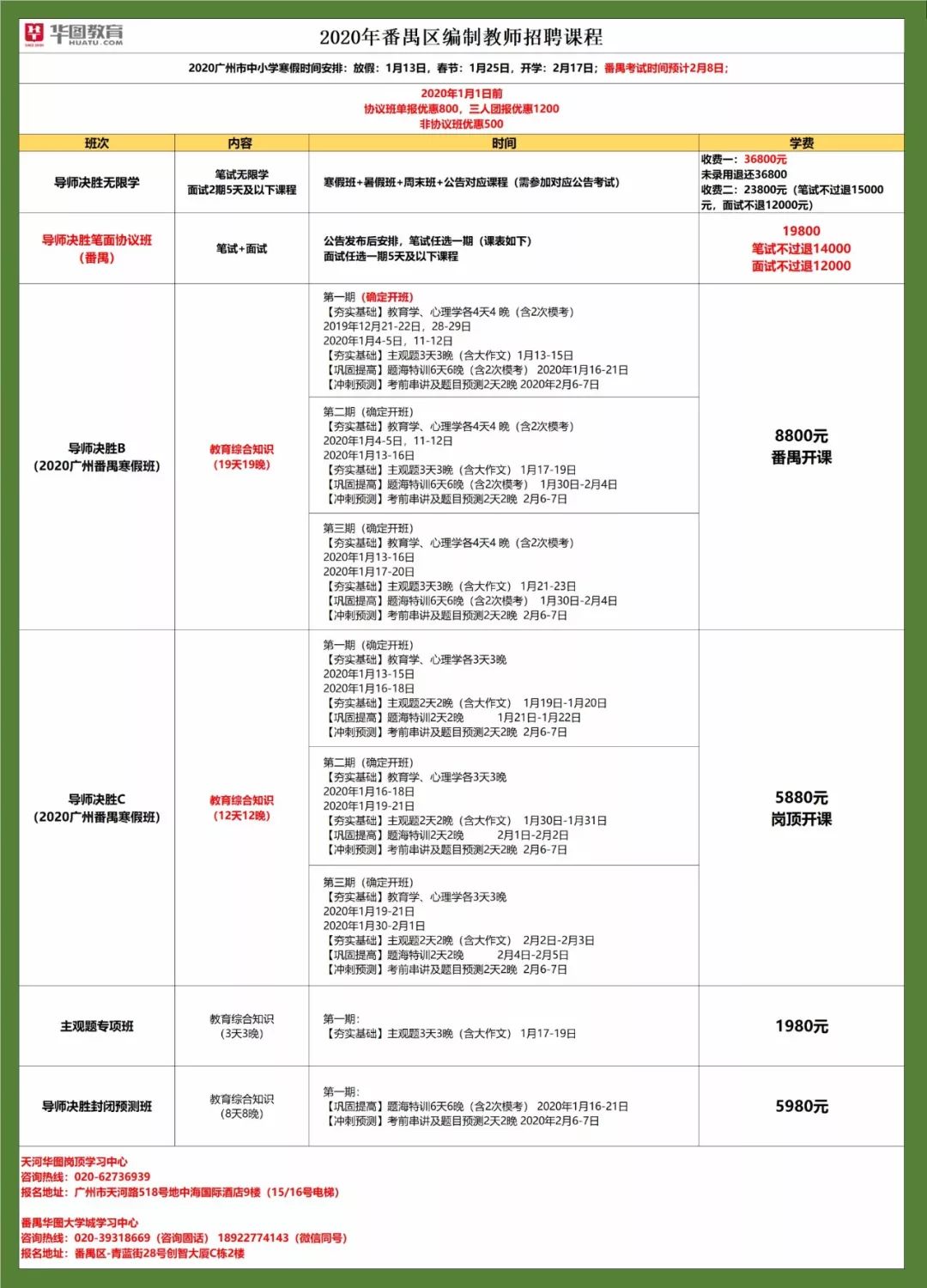 番禺区教师编制招聘公告