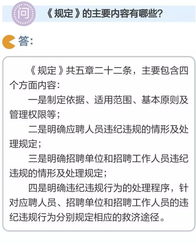 事业单位公开招聘违纪违规规定