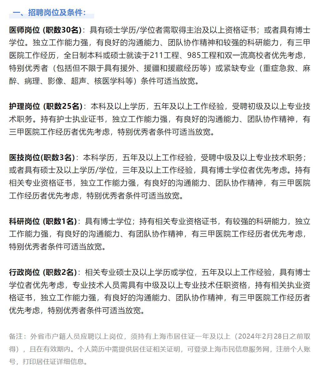 科研岗位招聘要求，事业编职位等你来申请！