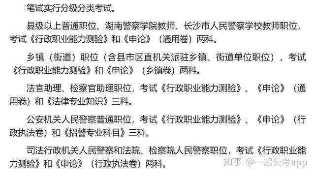 湖南省公务员考试公告2023