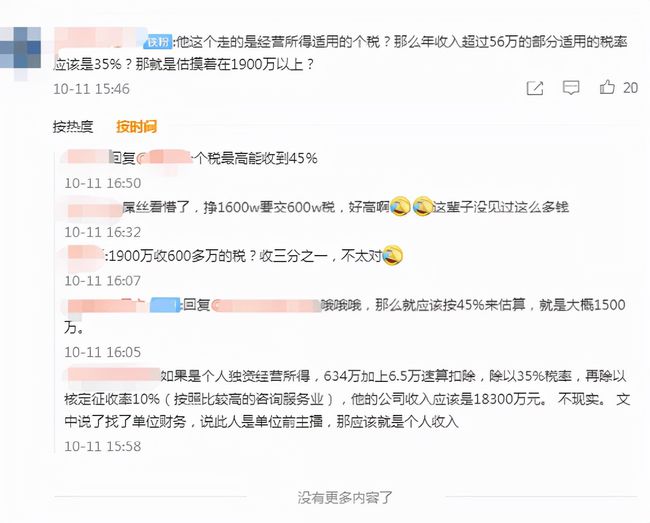 网红收入超千万，报税竟未达5000元